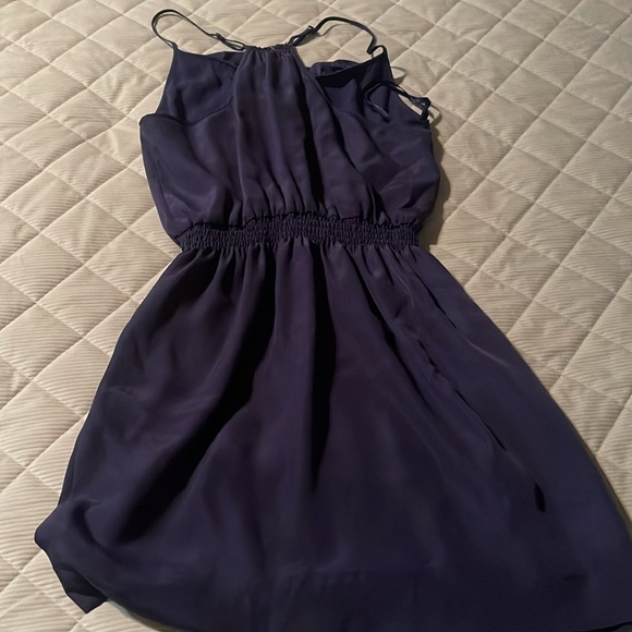 Navy BCBGeneration Razeorback Dress - Picture 4 of 6